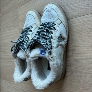 Golden Goose Ball star shearling